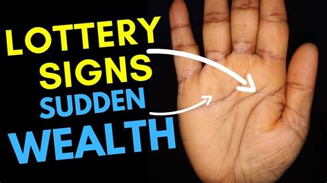 Palm Signs Reveal Your Luck In Winning Lottery.
